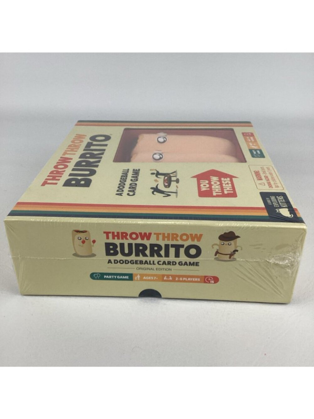 Throw Throw Burrito Dodgeball Card Game Exploding Kittens Family Party Game New - Picture 4 of 6